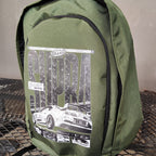 URBAN ADJAI PRINTED CANVAS BACKPACK